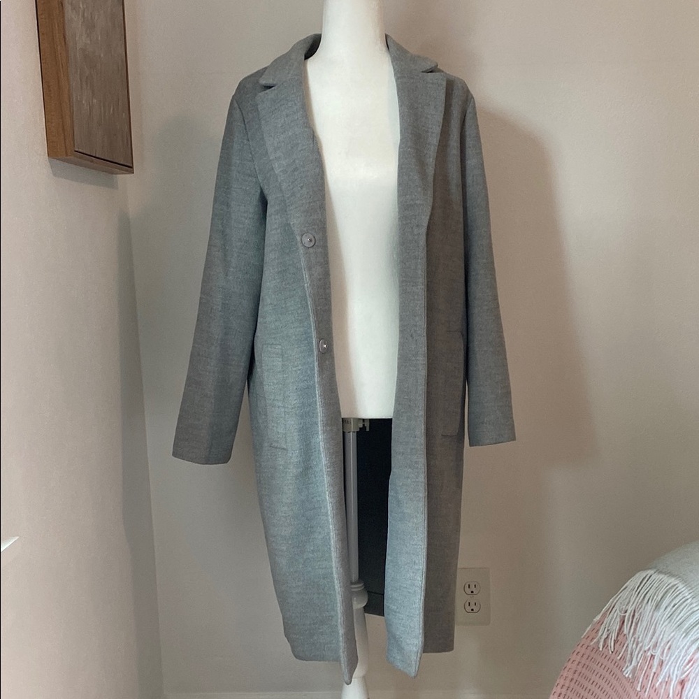 H&M Women’s Long Grey Coat